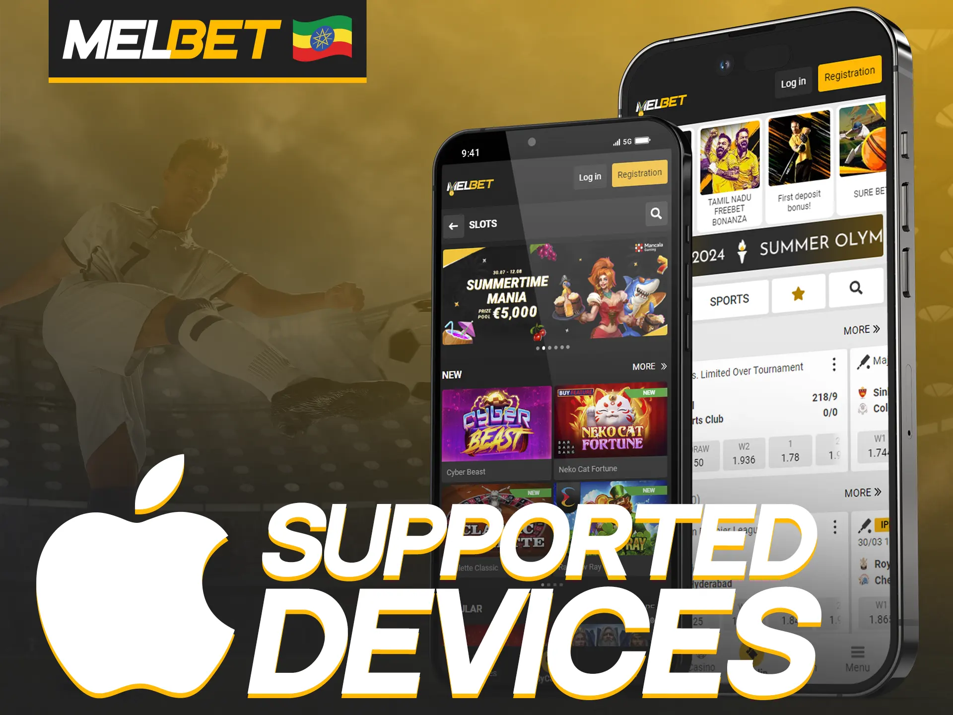 The Melbet app supports these iOS devices.