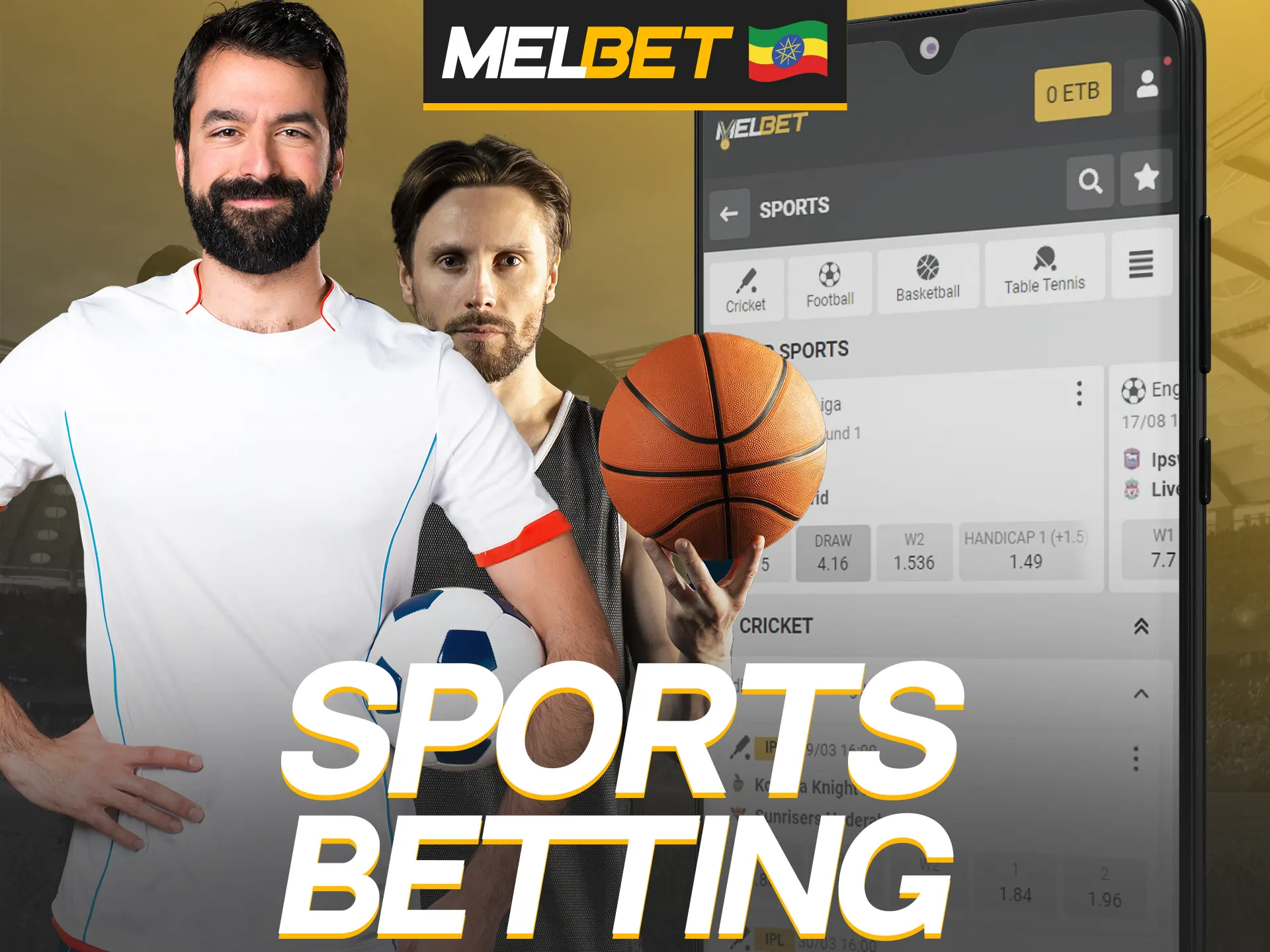 Bet on sports anywhere with the Melbet mobile app.