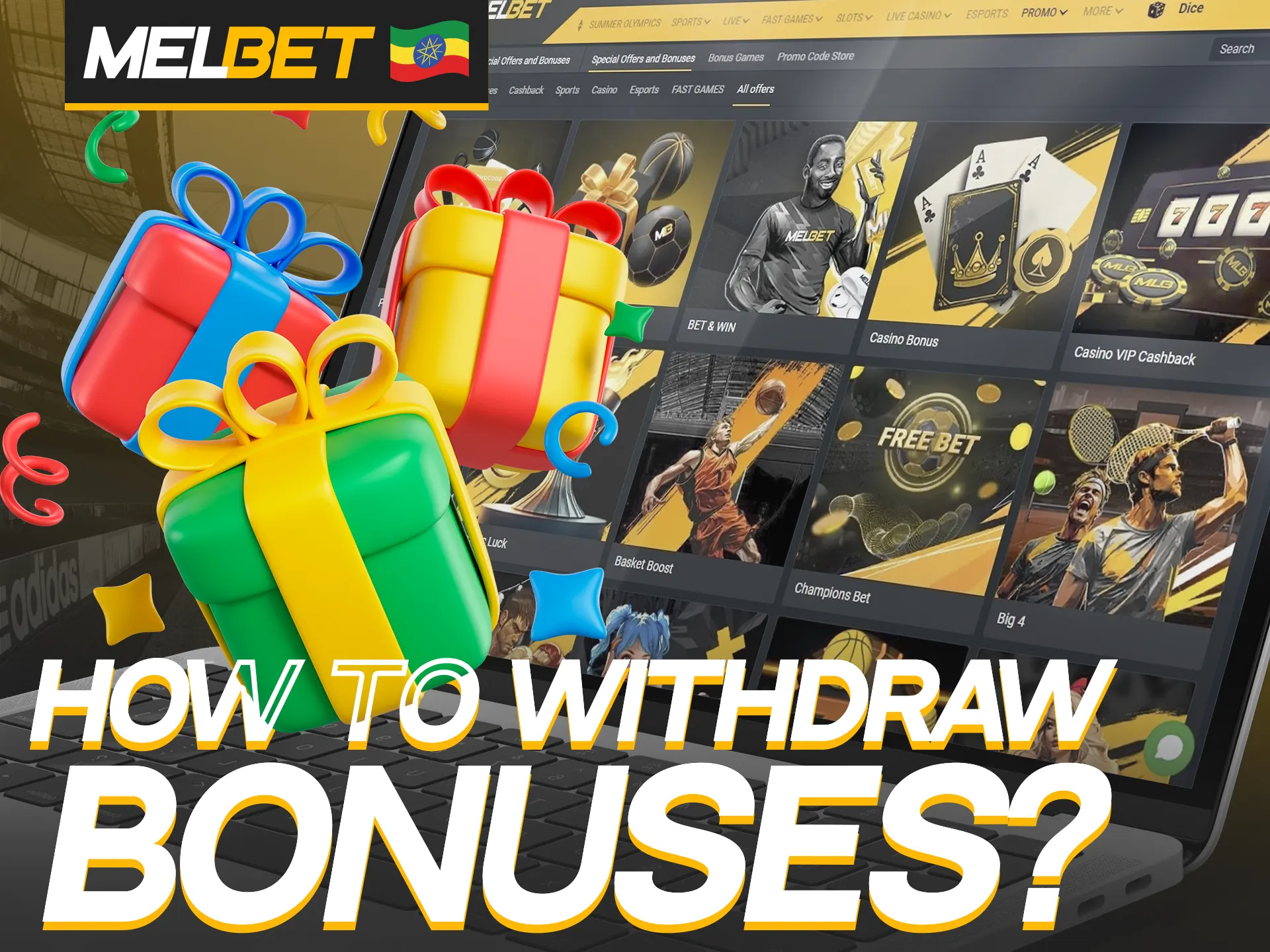 A complete guide to withdrawing Melbet bonuses.