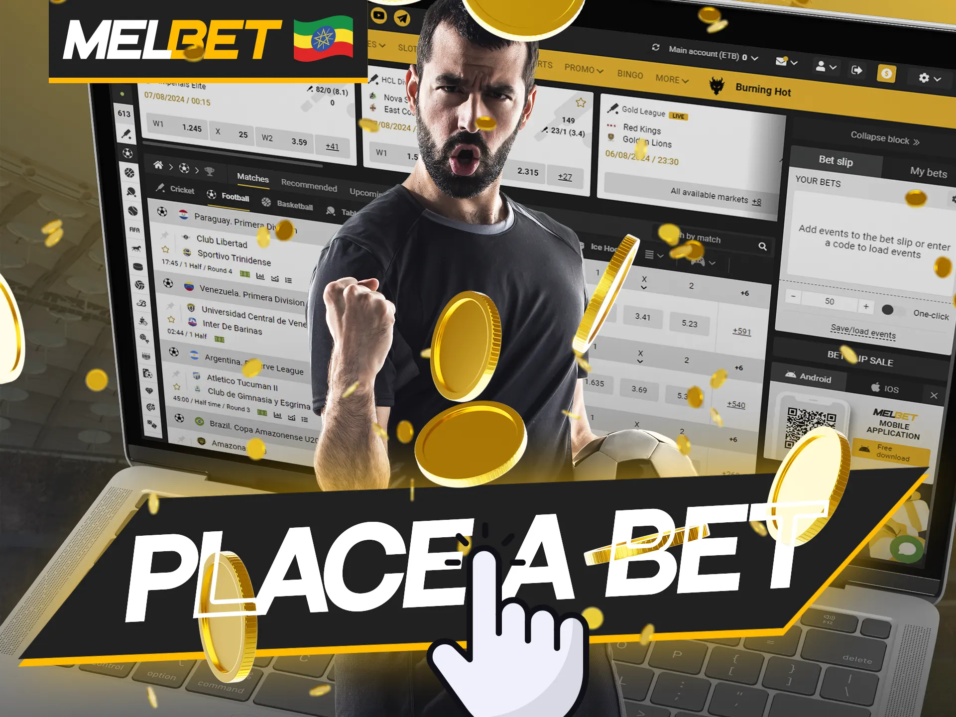 Follow these steps to bet on sports with Melbet.