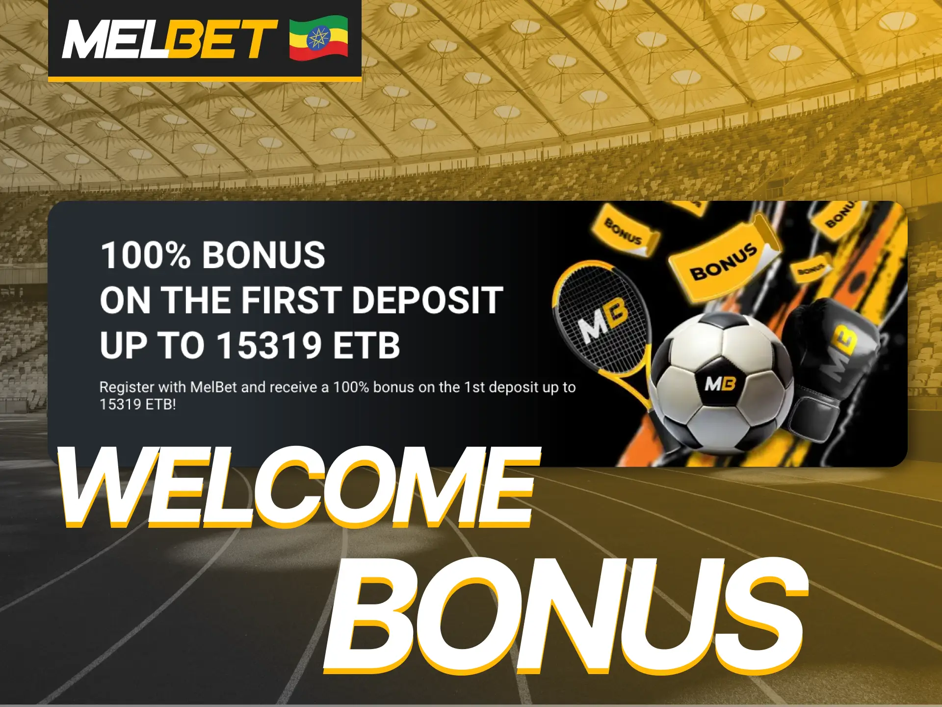 Get a lucrative sports and casino welcome bonus at Melbet Bet.