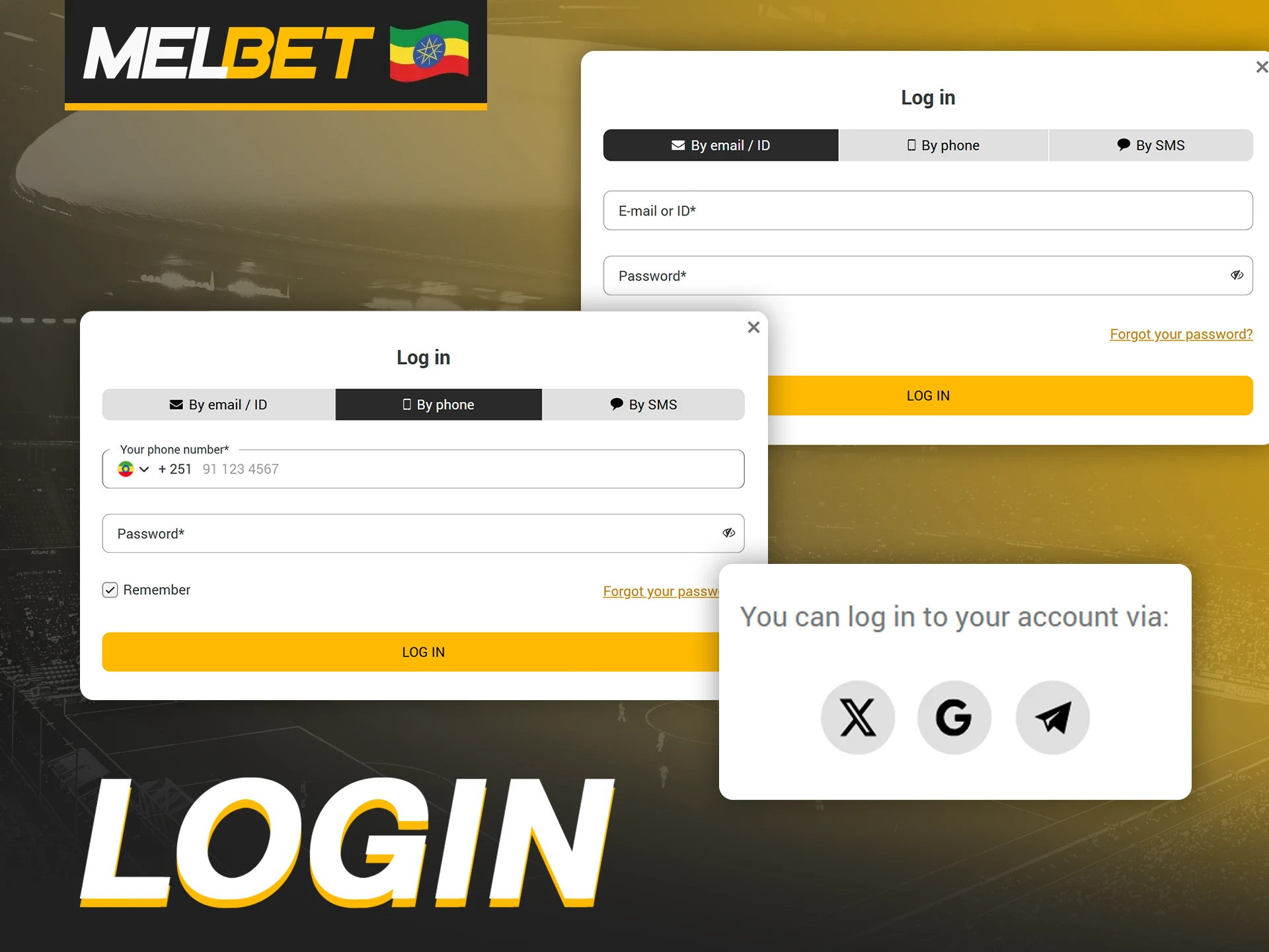 The process of logging into your Melbet account is simple and quick.