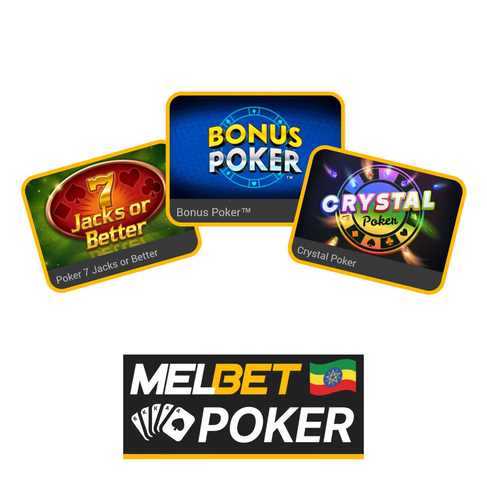 Your favorite poker game is just a click away at Melbet.