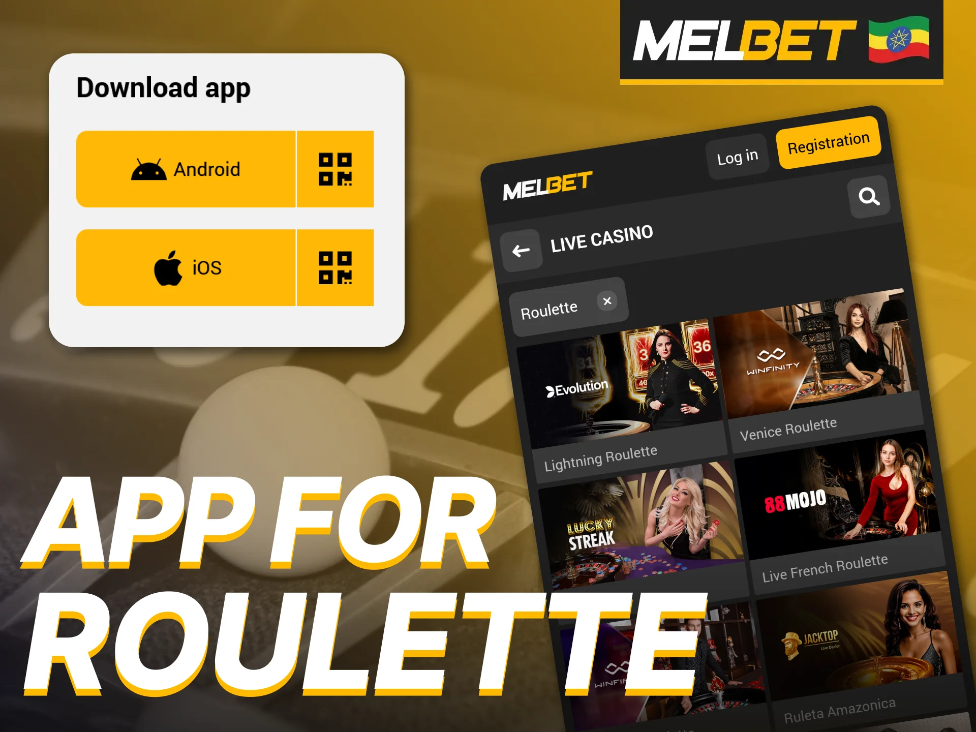 Enjoy the thrill of roulette on the go via the Melbet app.