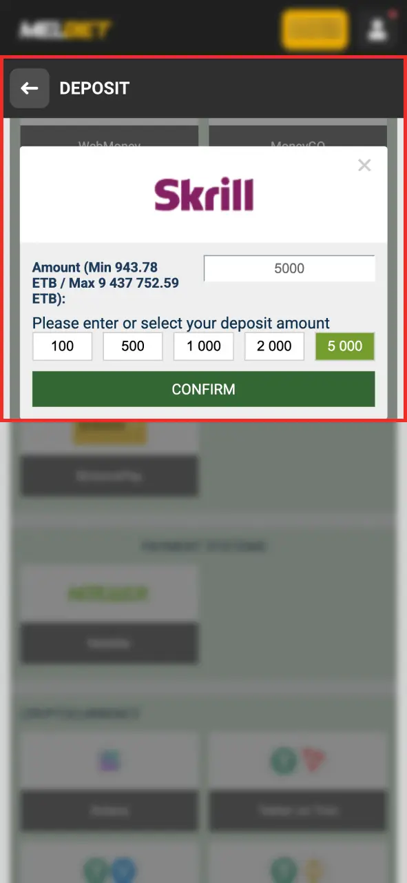 Complete tasks and get your Melbet reward.