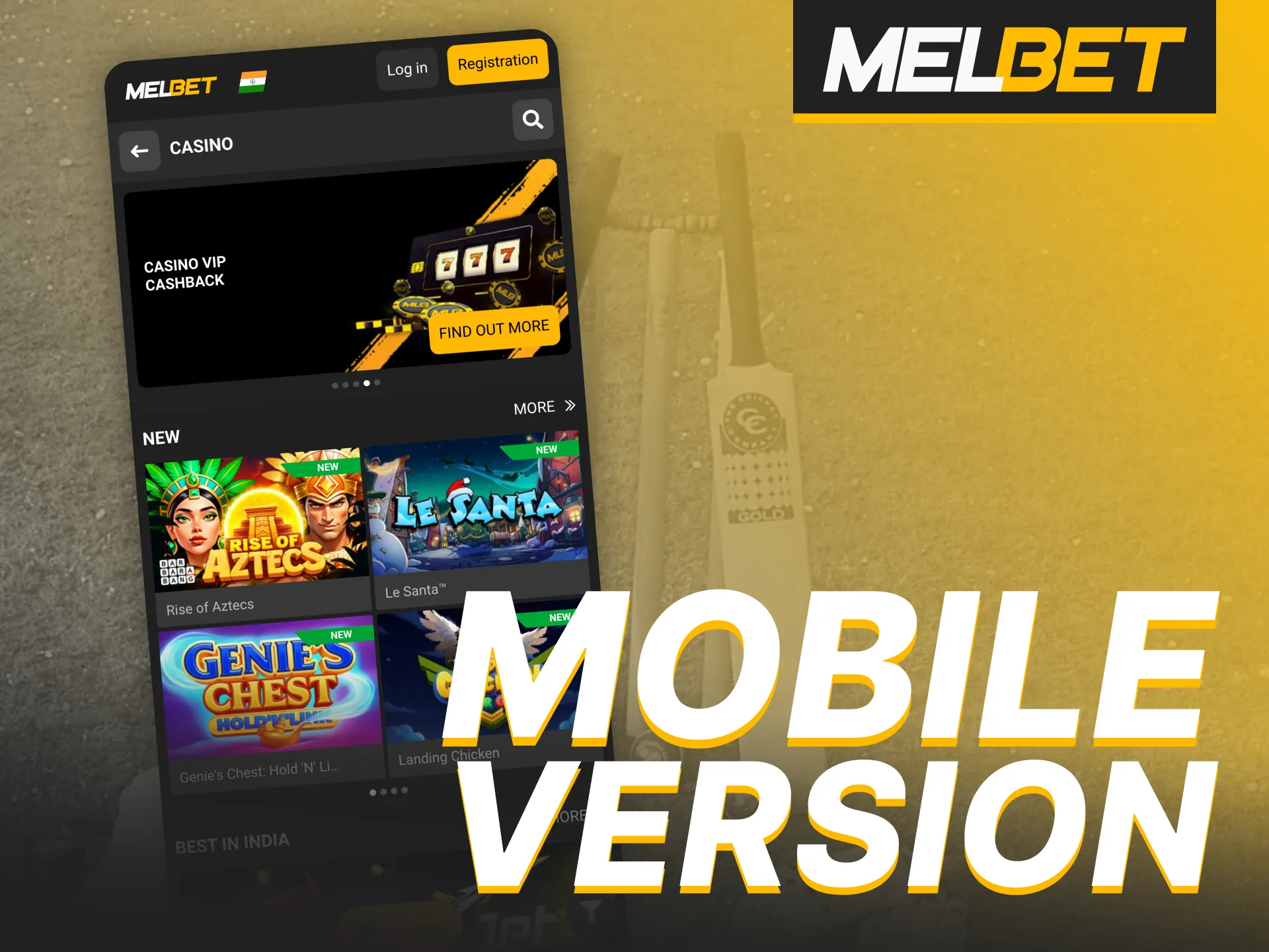 Using the mobile version of the Melbet website does not fill up your phone memory.