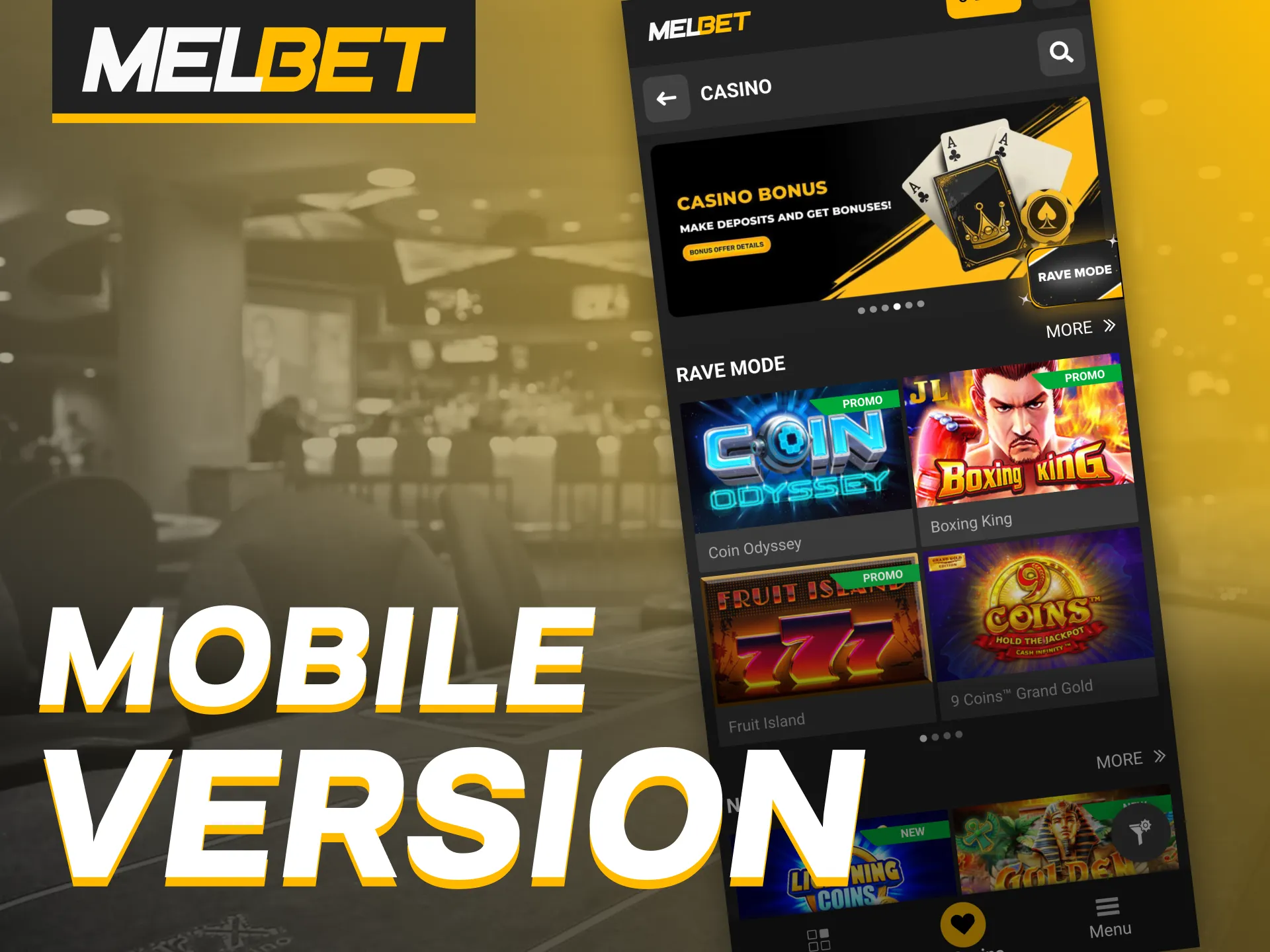 Use Melbet mobile site for fast betting.