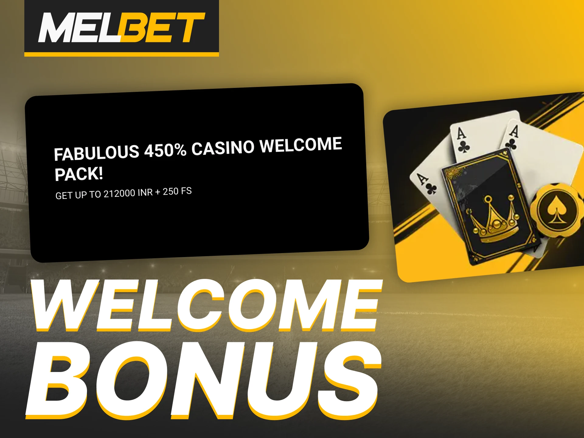 Start at Melbet with a huge registration bonus.
