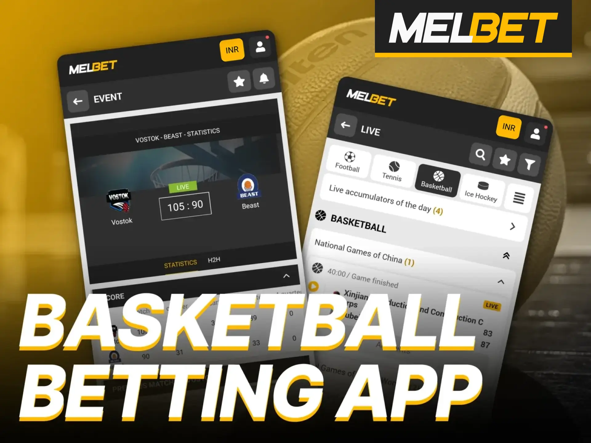 Access basketball betting on the go with the Melbet mobile app.