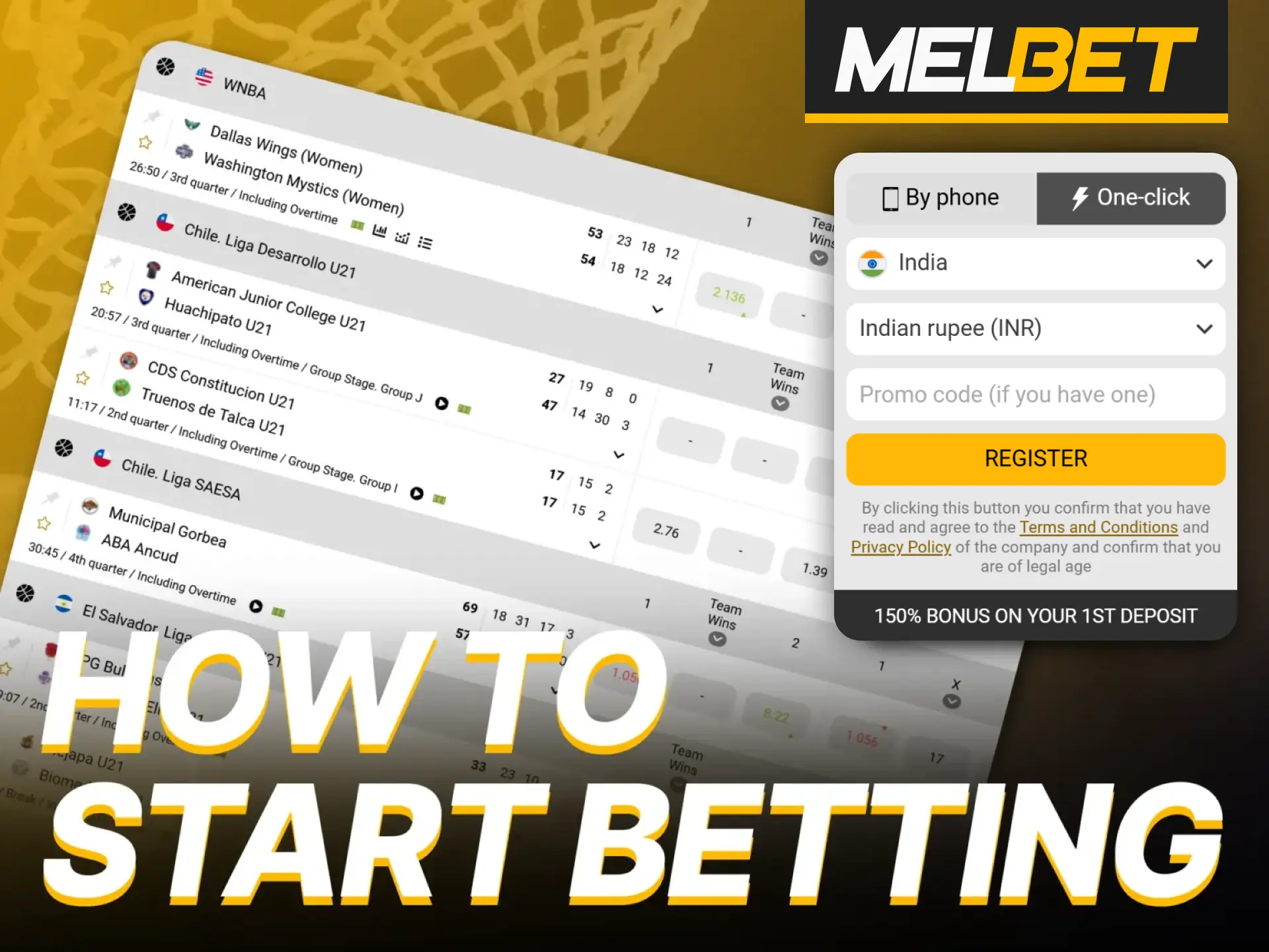 Sign up with Melbet and experience the thrill of betting on basketball.
