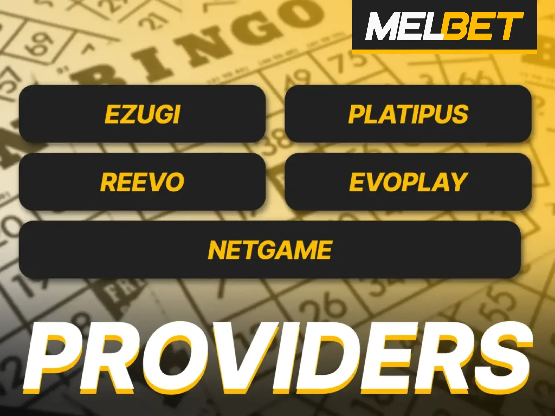 Bingo games at Melbet are powered by trusted providers for guaranteed quality.