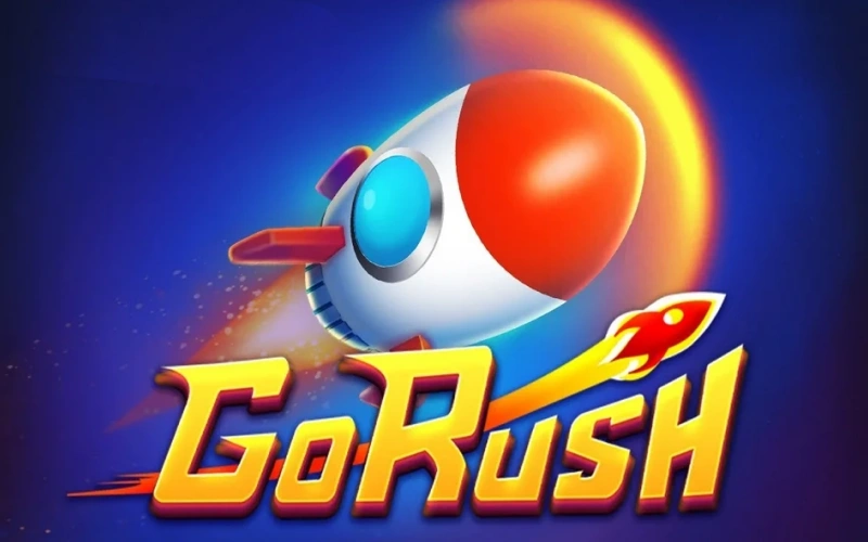 Launch the rocket and catch high multipliers in the Go Rush game at Melbet.