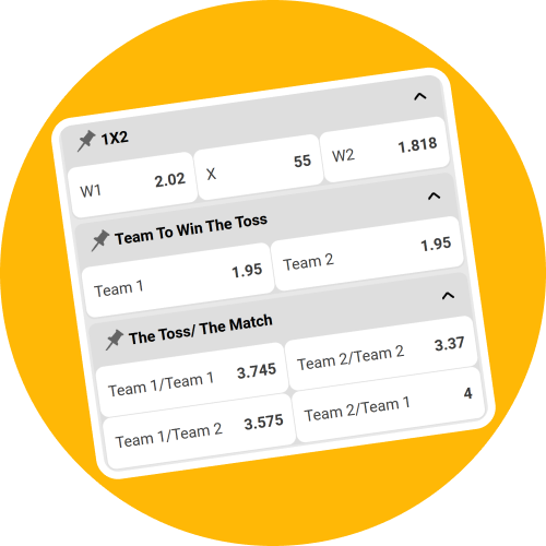 Benefit from high and competitive odds on various sports markets at Melbet.