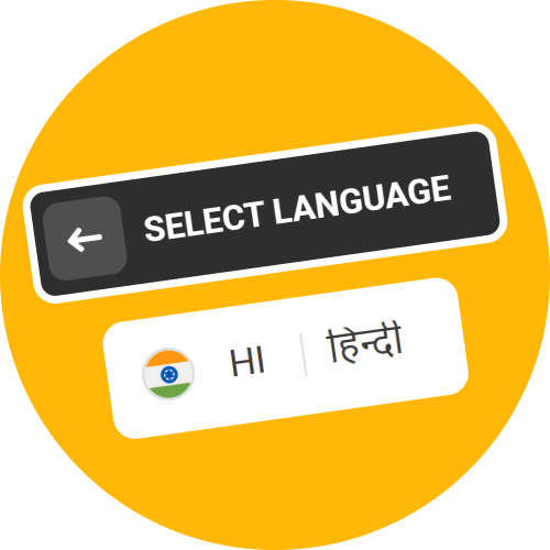 Select Hindi from the language settings for a localized experience on the Melbet app.
