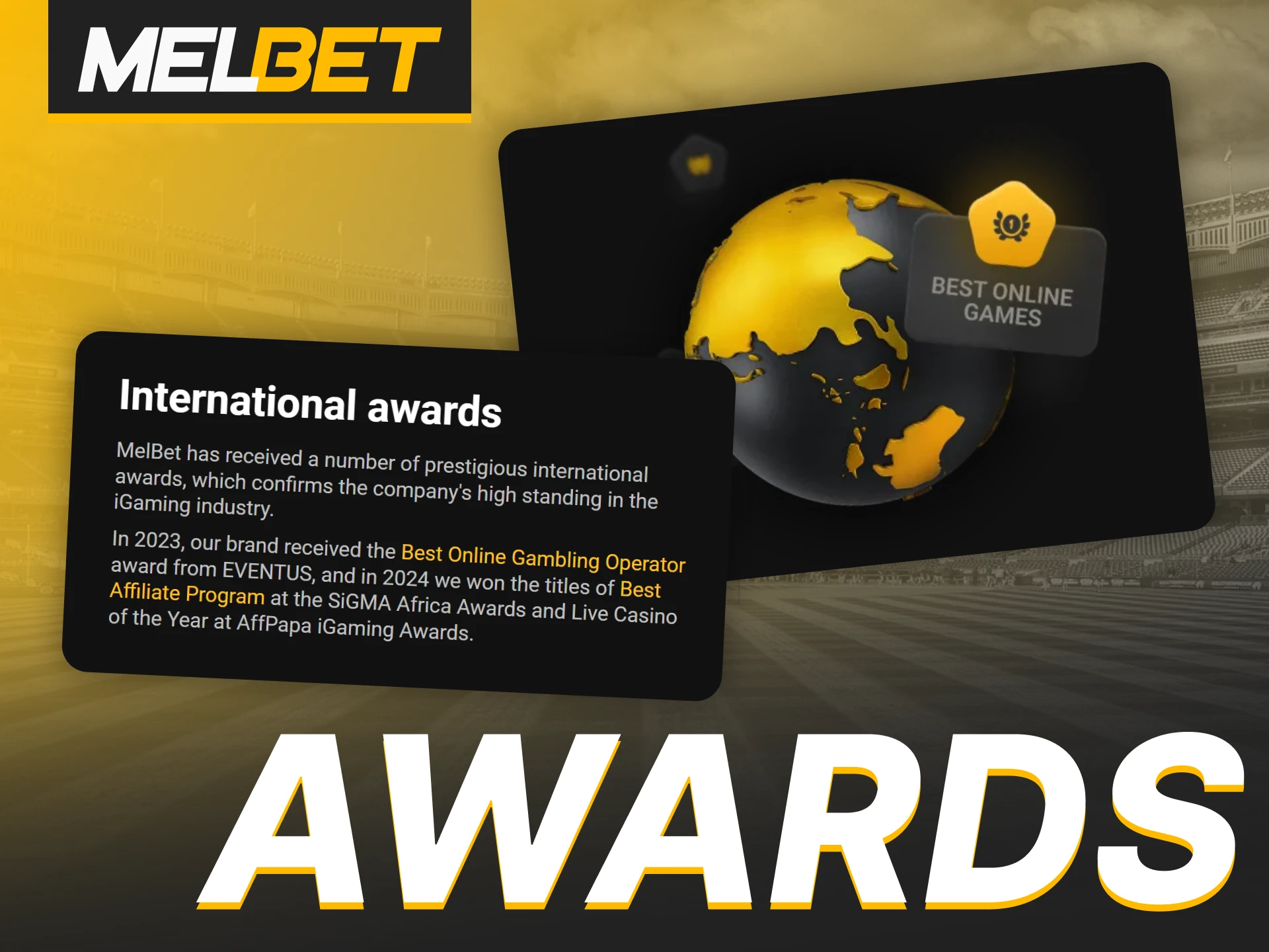 View international industry awards and recognitions earned by Melbet India.