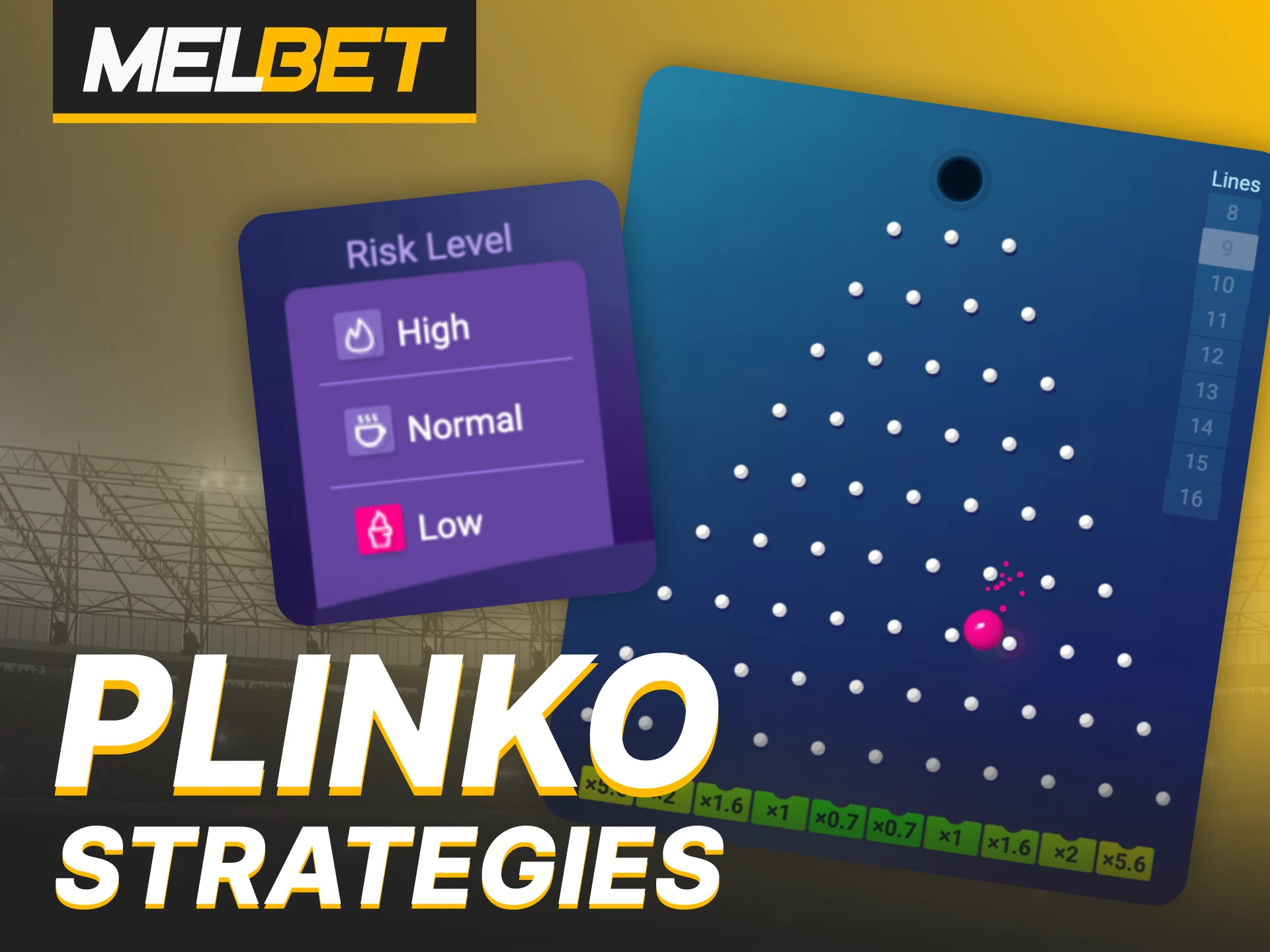 Use the Melbet tips to play Plinko game without loosing money.