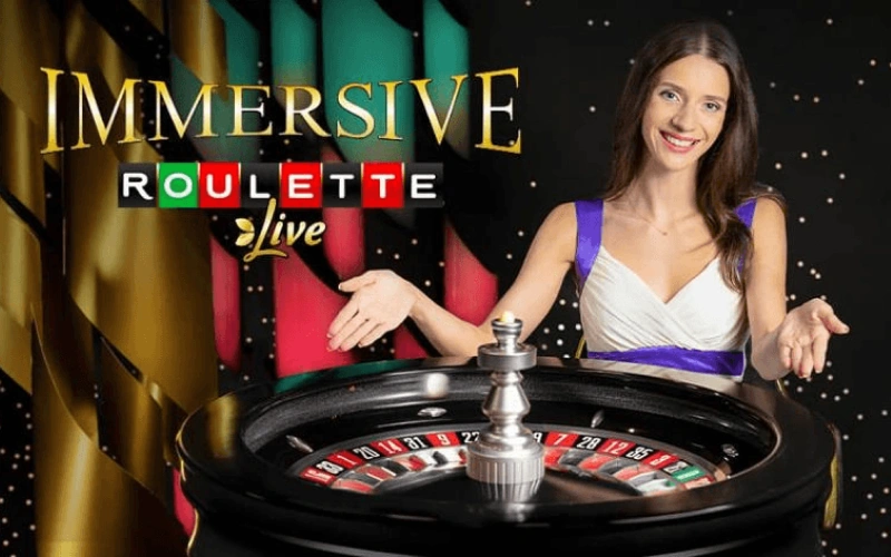 Feel the real casino atmosphere with Immersive Roulette at Melbet.