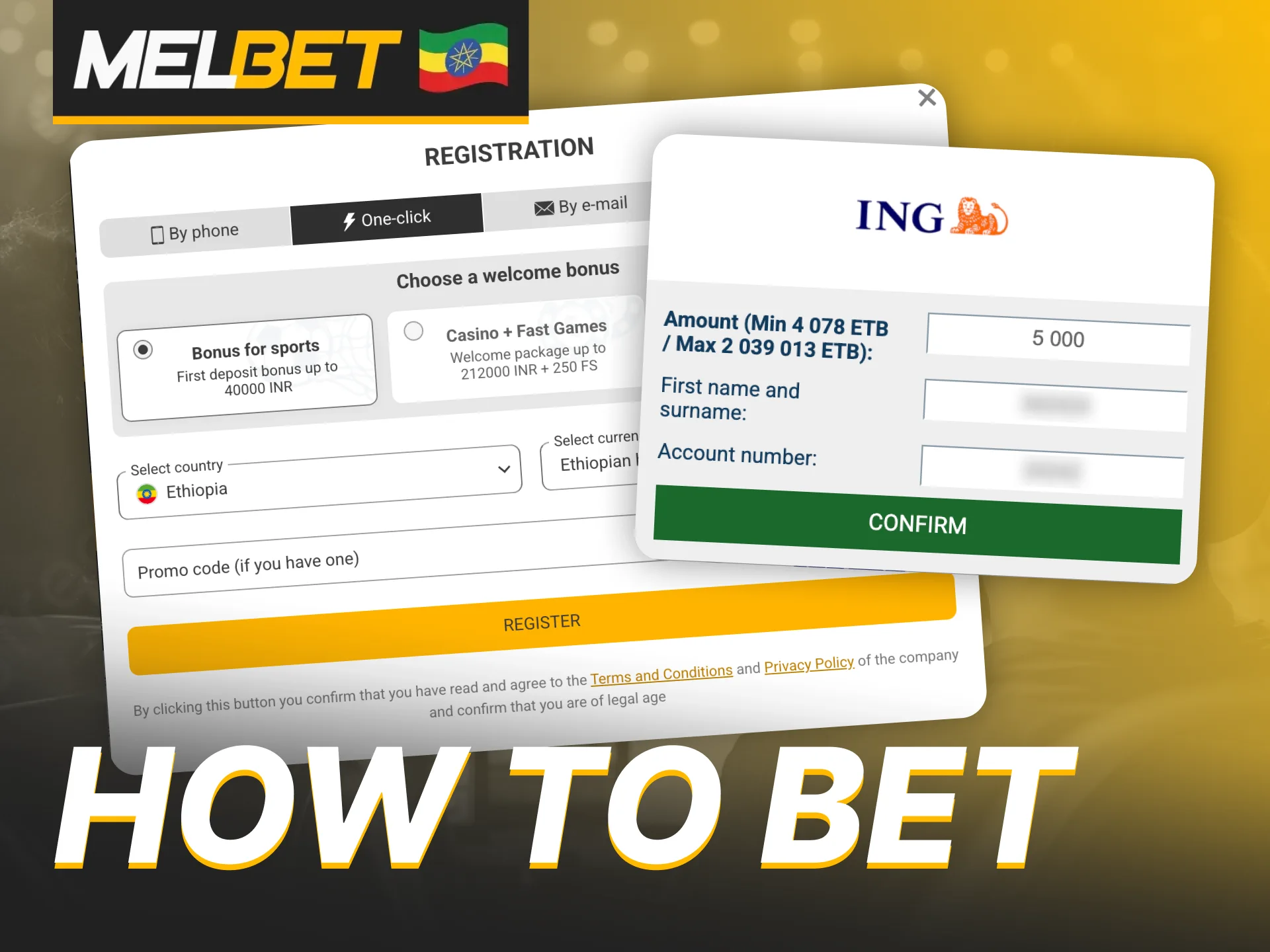 Follow the steps to start betting on Melbet eSports correctly.