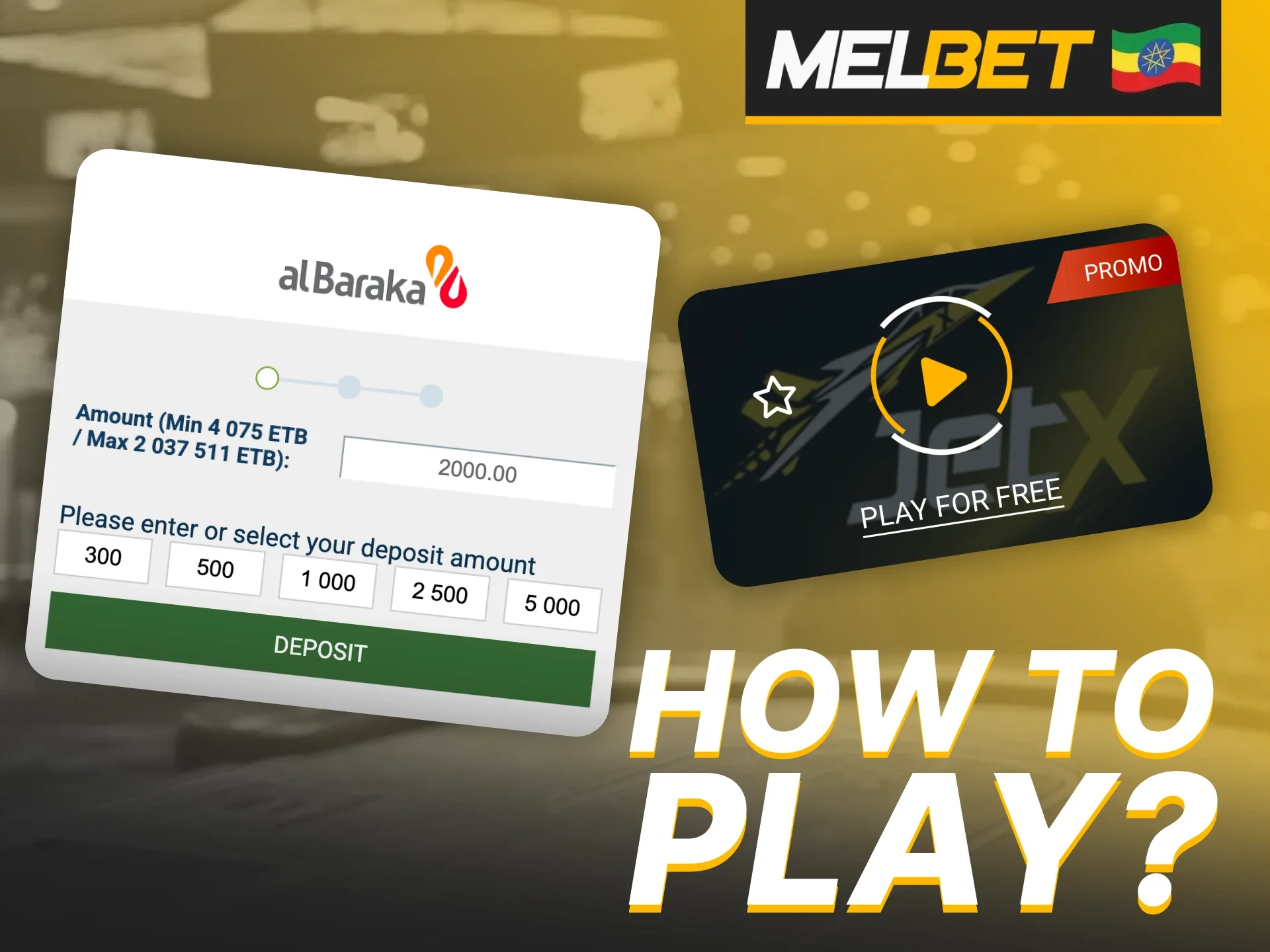 Follow the guide to start betting in Melbet JetX game.