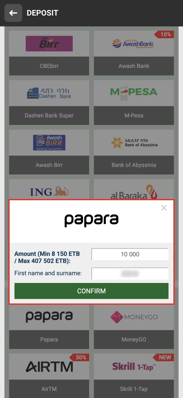 Top up your account using convenient payment methods like UPI before betting at Melbet.