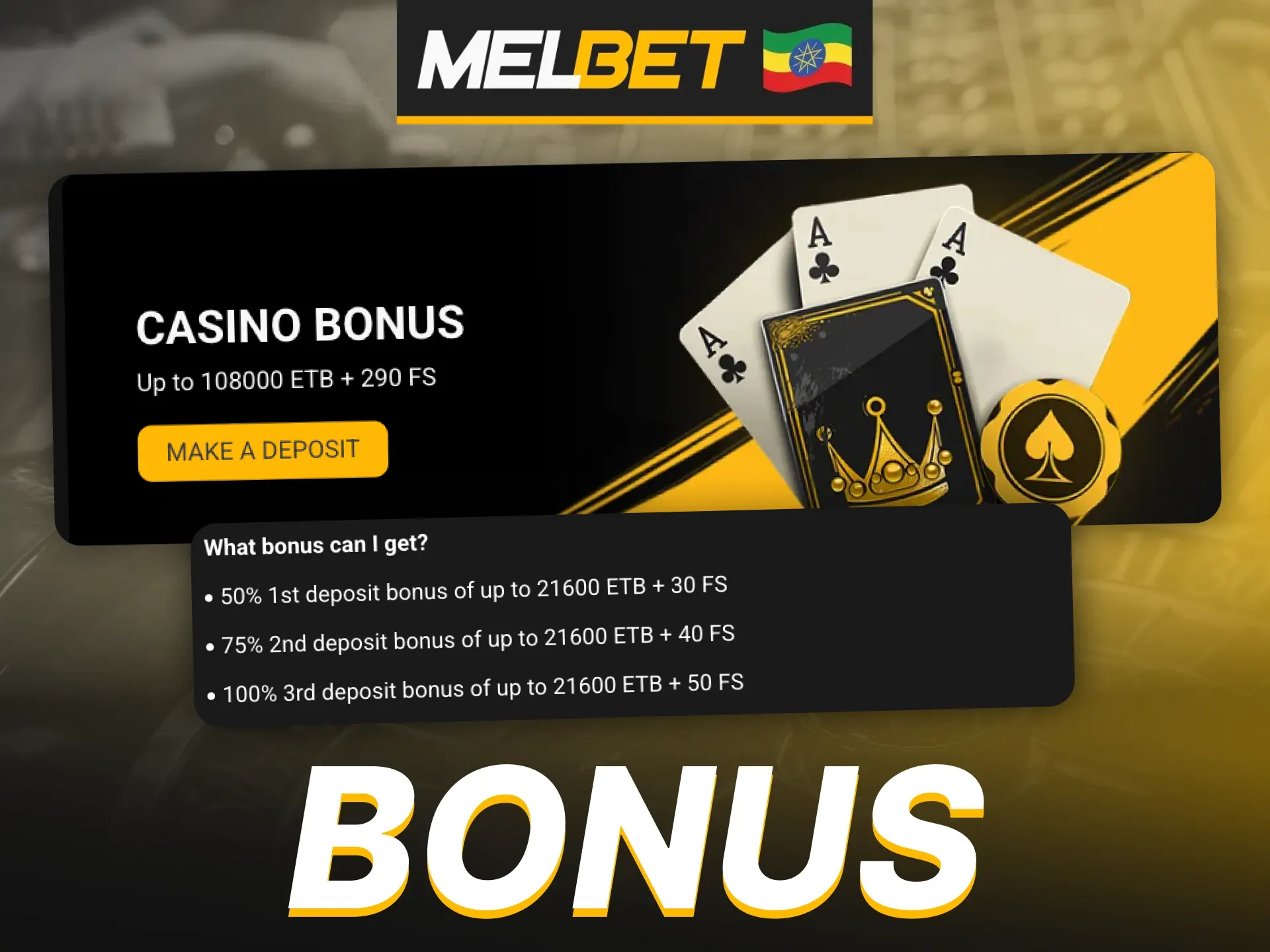 Receive your Melbet welcome bonus upon registration.